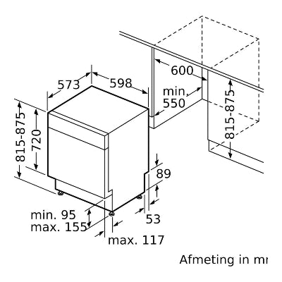 Bosch onderbouwvaatwasser SMU4HTS00E
