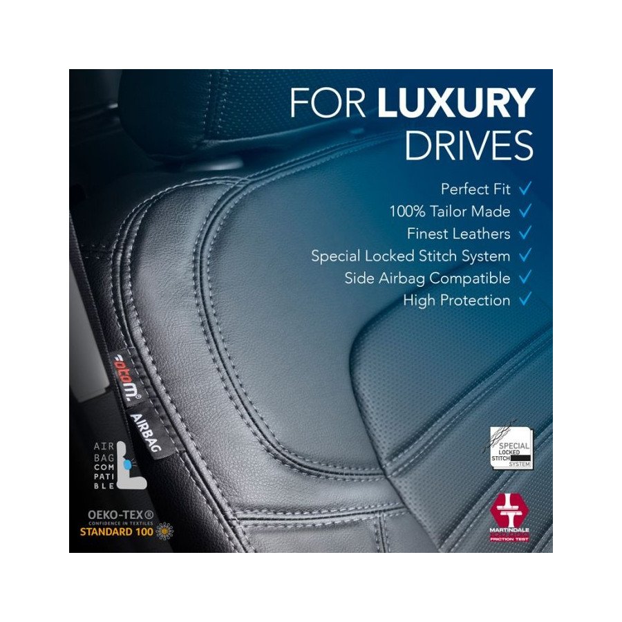 New York Design Kunstleder Stoelhoezen