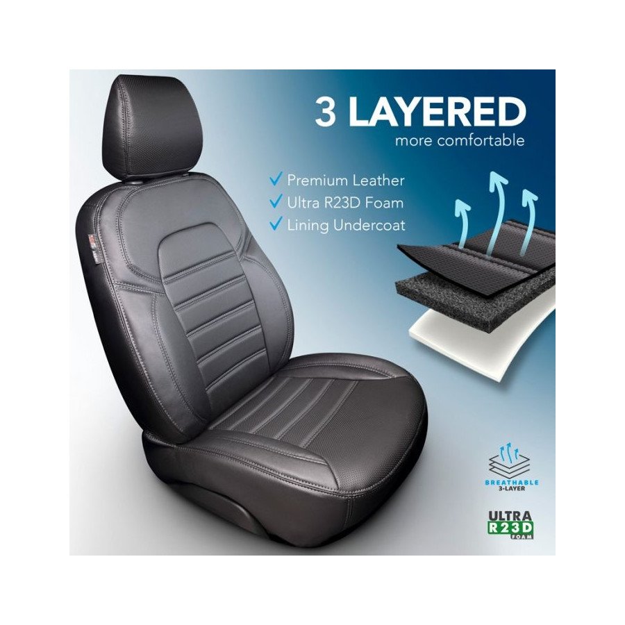 New York Design Kunstleder Stoelhoezen