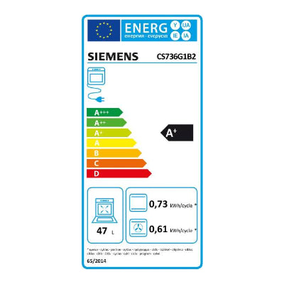 Siemens inbouwoven met stoom CS736G1B2