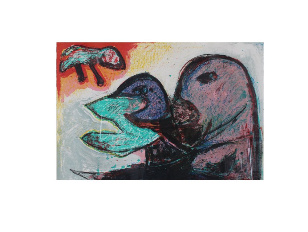 Mogens Balle kleurenlitho 72/150