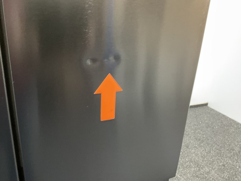 Inventum Amerikaanse koelkast SKV4180B - Zwart