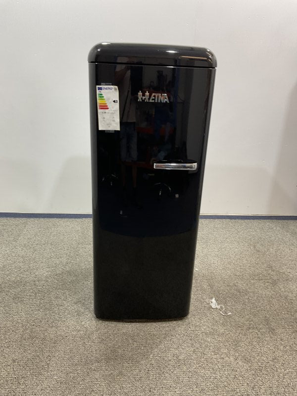Etna Retro Koelkast KVV7154ZWA - zwart