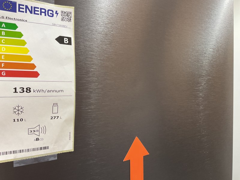 LG koelkast GBV7280BEV - Zwart