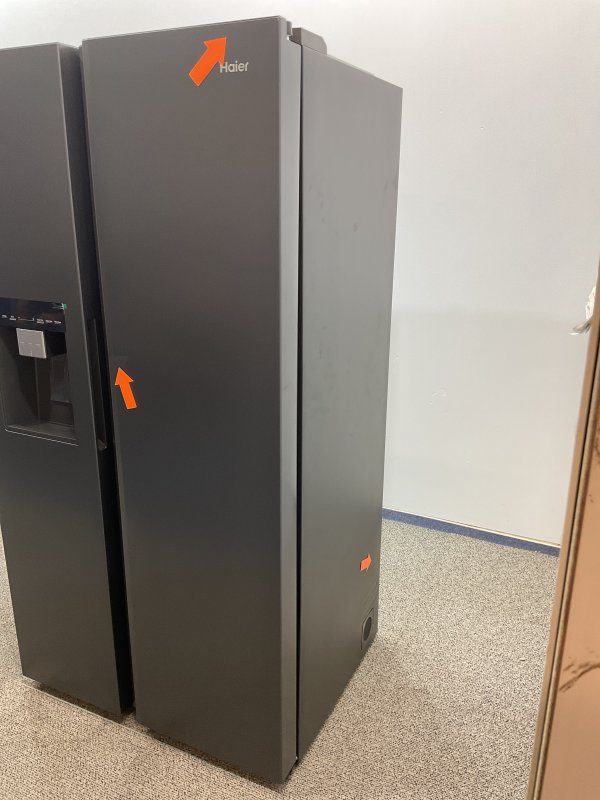 Haier Amerikaanse koelkast HSW59F18EIPT - Zwart