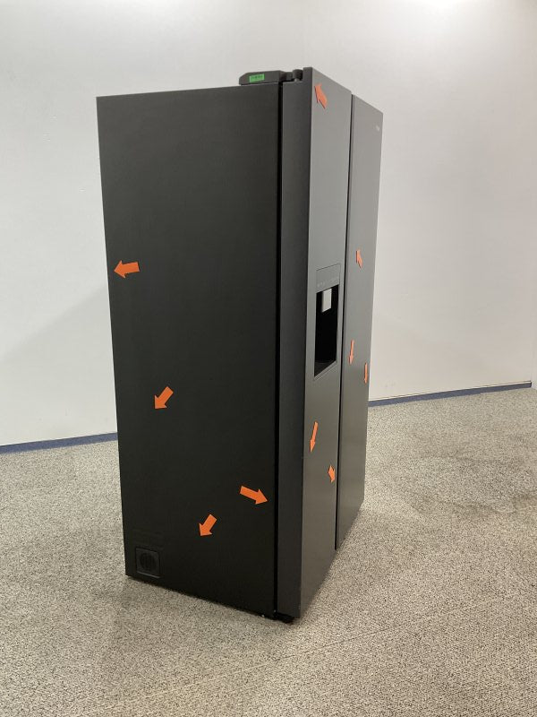 Haier Amerikaanse koelkast HSW59F18EIPT - Zwart