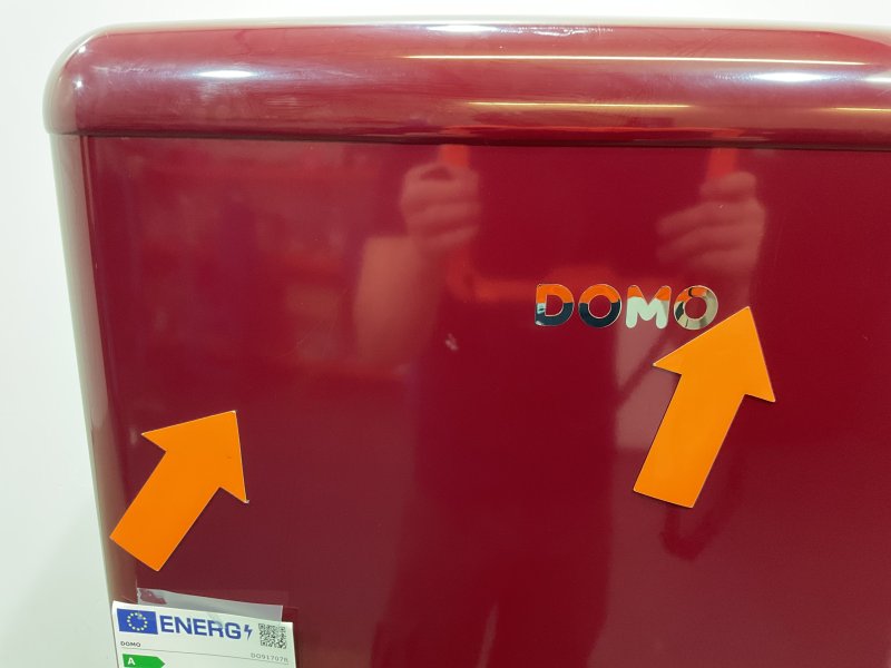 Domo Retro Koelkast DO91707R - 191 L - Wijnrood