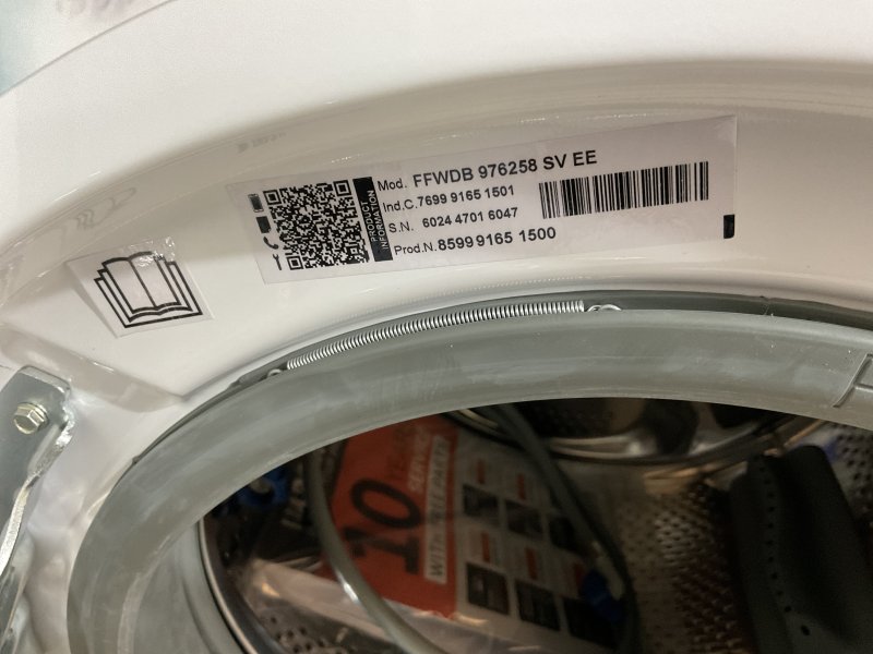 Whirlpool was-droogcombinatie FFWDB 976258 SV EE - Wit