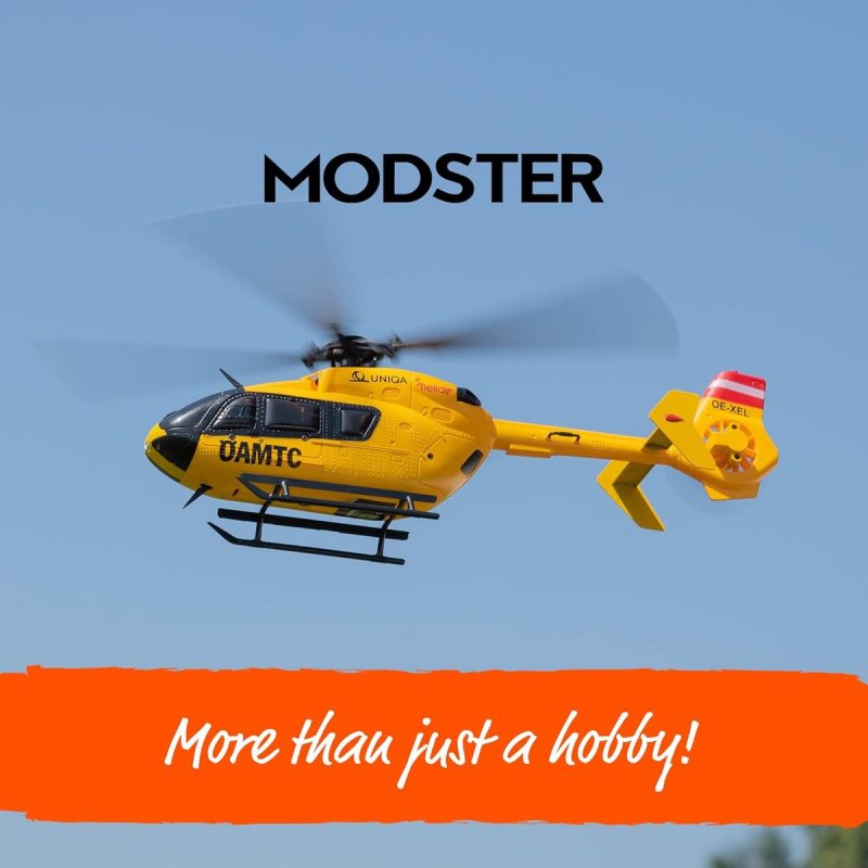 MODSTER MD11672 EC-135 ÖAMTC Scale RC Helikopter Elektro RTF Geel
