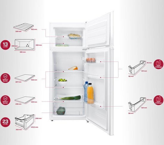 Inventum koelkast KV1430 - Wit