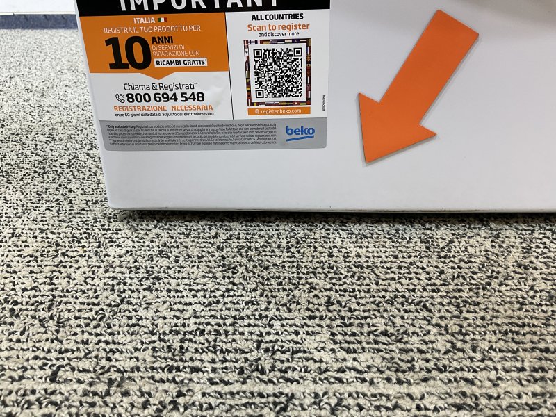 Beko wasmachine BM3WFU3741B1 - EnergySpin - 7 kg