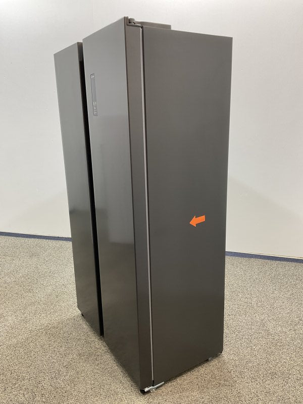 Exquisit Amerikaanse koelkast CDJ445-041EG - Inox