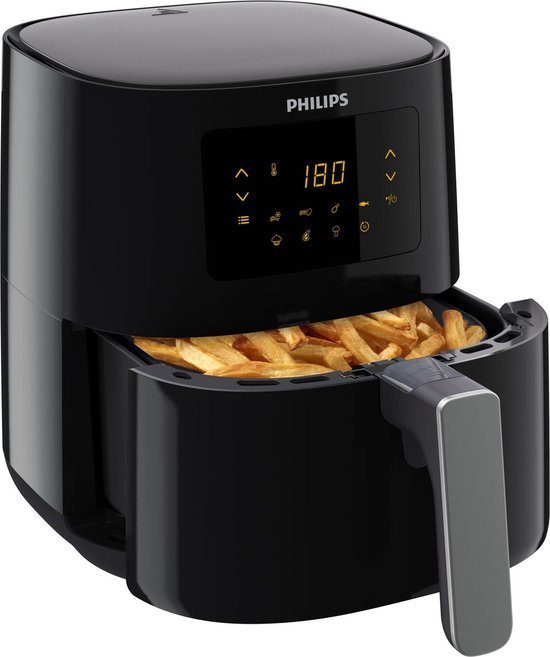 Philips Airfryer Essential 3000 Series - HD9252/70 - 4 liter (L)- Hetelucht friteuse - Digitaal display - Warmhoudfunctie