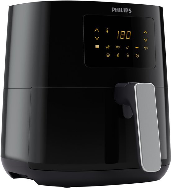 Philips Airfryer Essential 3000 Series - HD9252/70 - 4 liter (L)- Hetelucht friteuse - Digitaal display - Warmhoudfunctie