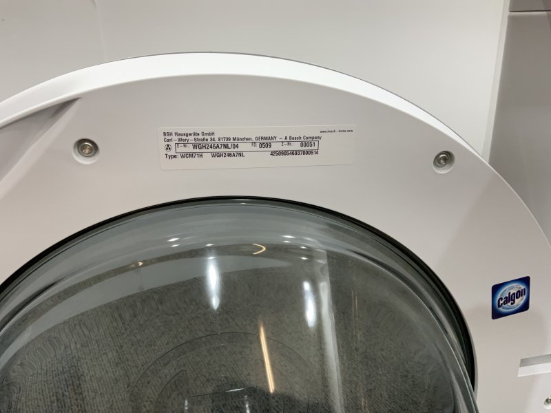 Bosch wasmachine WGH246A7NL - Serie 6 - met stoom