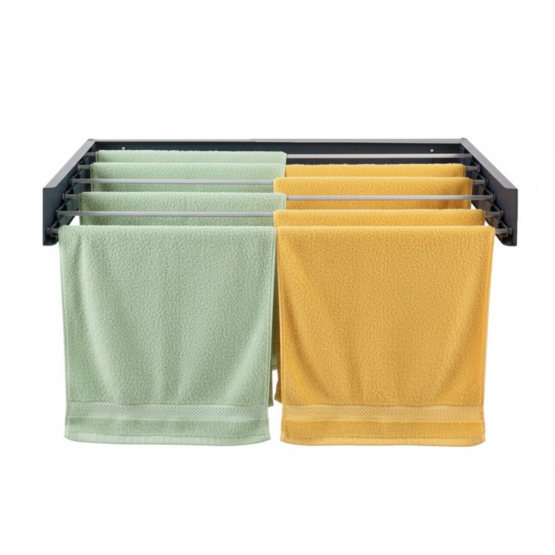 Foxydry Hide - waslijn 71cm antraciet - intrekbaar