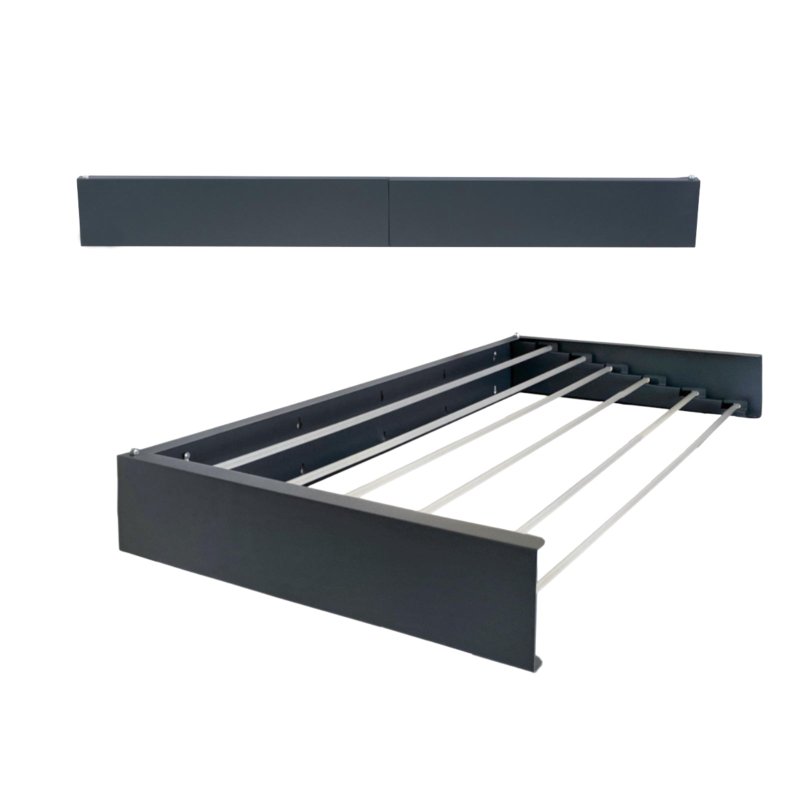 Foxydry Hide - waslijn 71cm antraciet - intrekbaar