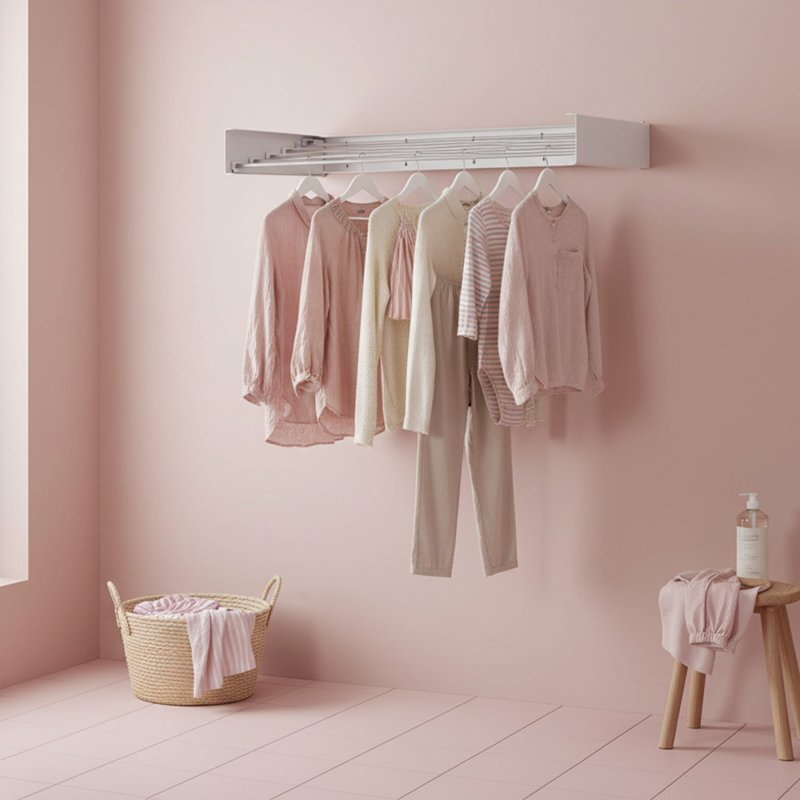 Foxydry Hide - waslijn 71cm antraciet - intrekbaar