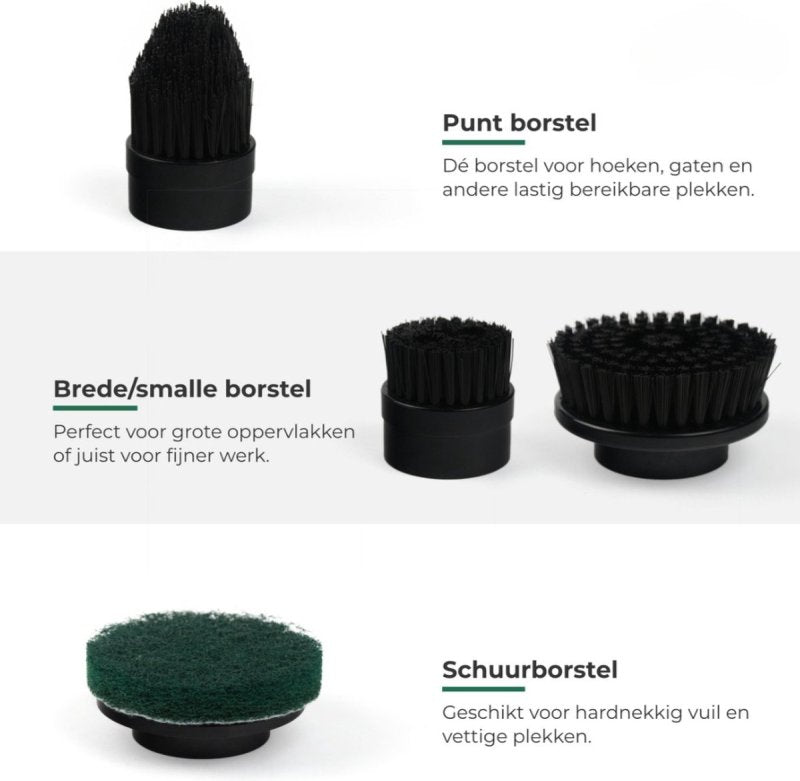 QualitéCuisine Elektrische Schoonmaakborstel