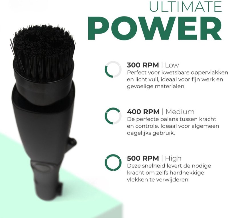 QualitéCuisine Elektrische Schoonmaakborstel