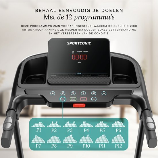 Sportconic Loopband 1-12 km/u – Loopband Inklapbaar