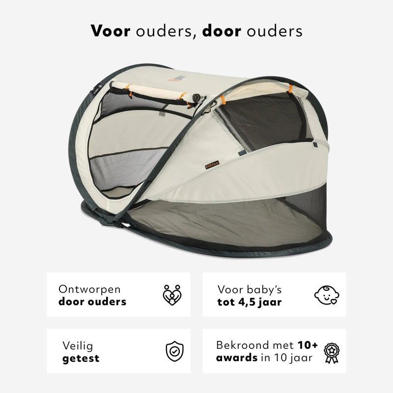 Deryan Peuter Luxe Cream - Reisbedje