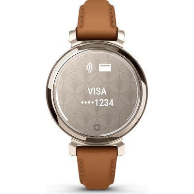 Garmin Smart Horloge Lily 2 - Classic Horloge - Dames multisport smartwatch met leren band
