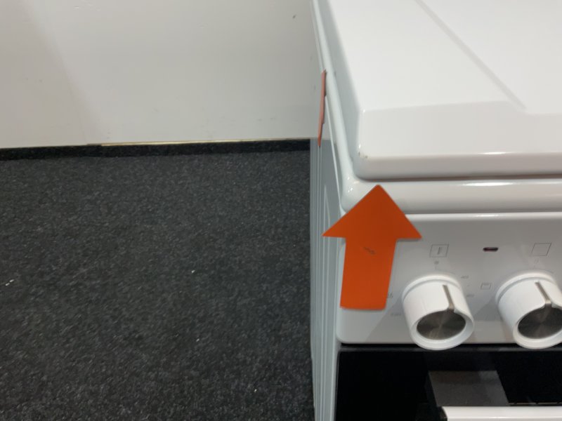 Everglades elektrisch fornuis EVCK5100 - 50 cm - Wit