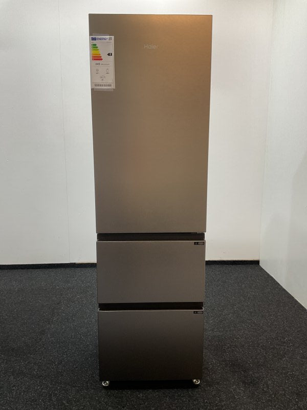 Haier koelkast HTR3518ENMX - Direct Access Lades - RVS