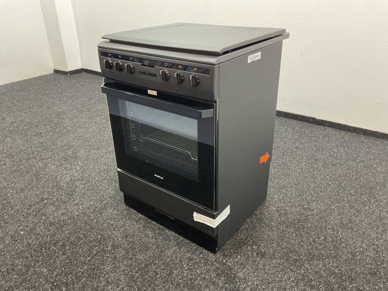 Inventum gasfornuis VFG6034WGZWA - Zwart