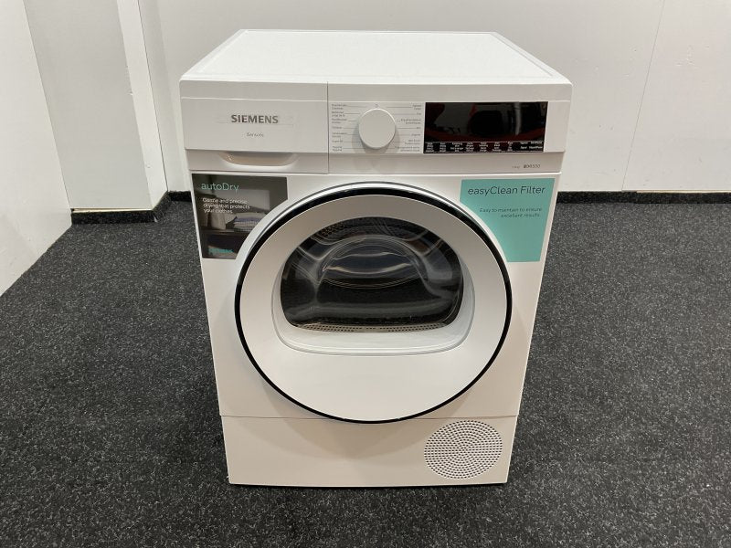 Siemens WQ33G1DEFG - iQ500 - Wasdroger - Warmtepompdroger - 8 kg - Zelfreinigende condensor - Stil - NL/FR Display