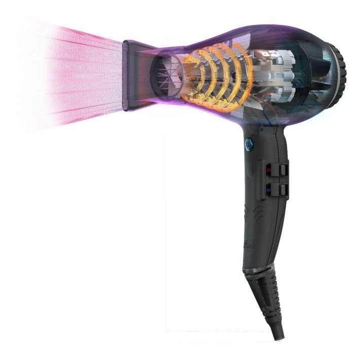 Parlux Föhn Alyon - Zwart - 2250W