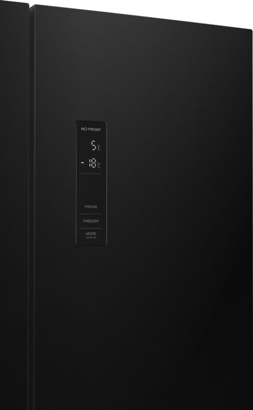 Exquisit Amerikaanse koelkast CDJ444-040DB - Zwart