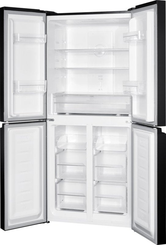 Exquisit Amerikaanse koelkast CDJ444-040DB - Zwart