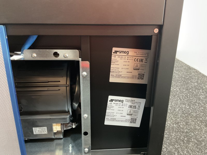 SMEG afzuigkap KBT600MB - Mat zwart - 60 cm