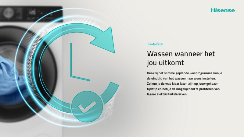 Hisense wasmachine 3S Serie WF3S9043BW3/BLX