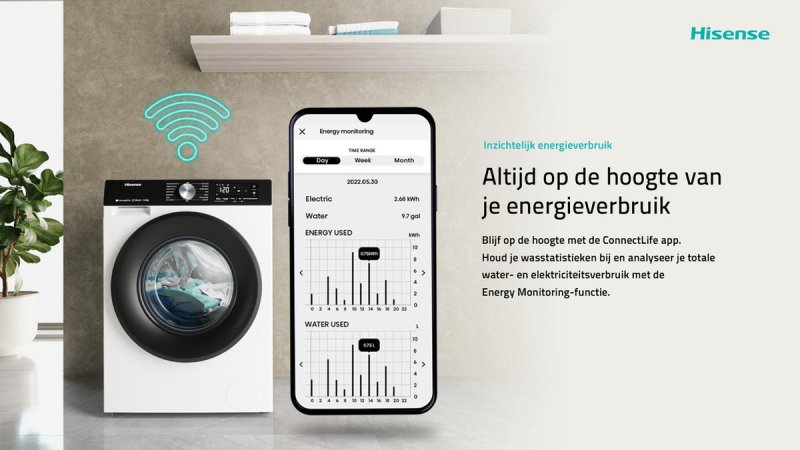 Hisense wasmachine 3S Serie WF3S9043BW3/BLX