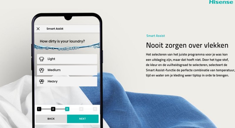Hisense wasmachine 3S Serie WF3S9043BW3/BLX