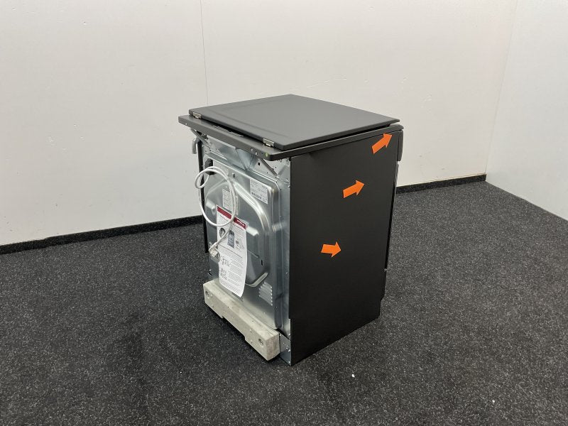 Inventum gasfornuis VFG6034WGZWA - Zwart