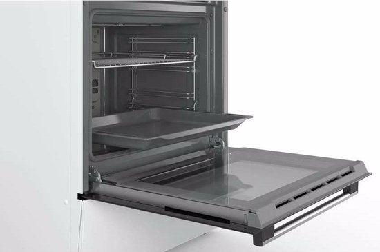 Bosch inductiefornuis HLR390020 - Serie 4 - Wit