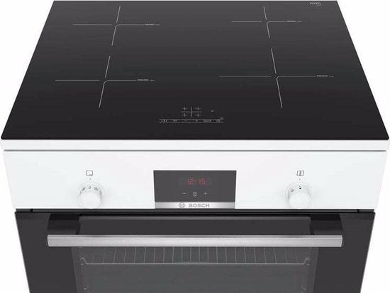 Bosch inductiefornuis HLR390020 - Serie 4 - Wit