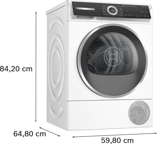 Bosch warmtepompdroger WQH246CLNL Serie 6 - 9 kg