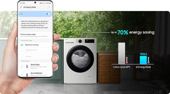 Samsung wasmachine WW80CGC04AAHEN - 5000 serie