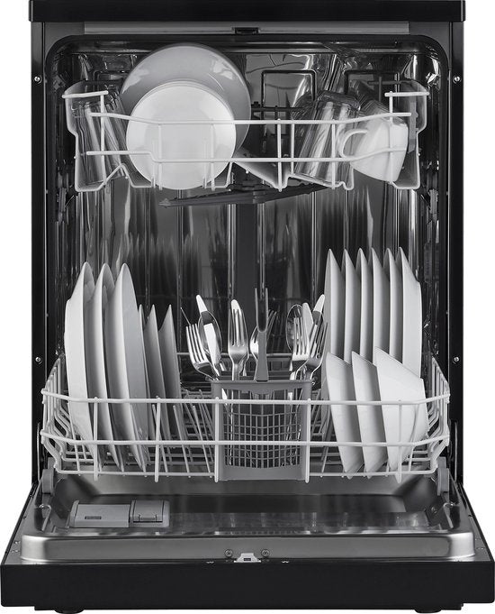 Inventum vaatwasser VVW6008AB - vrijstaand - Zwart