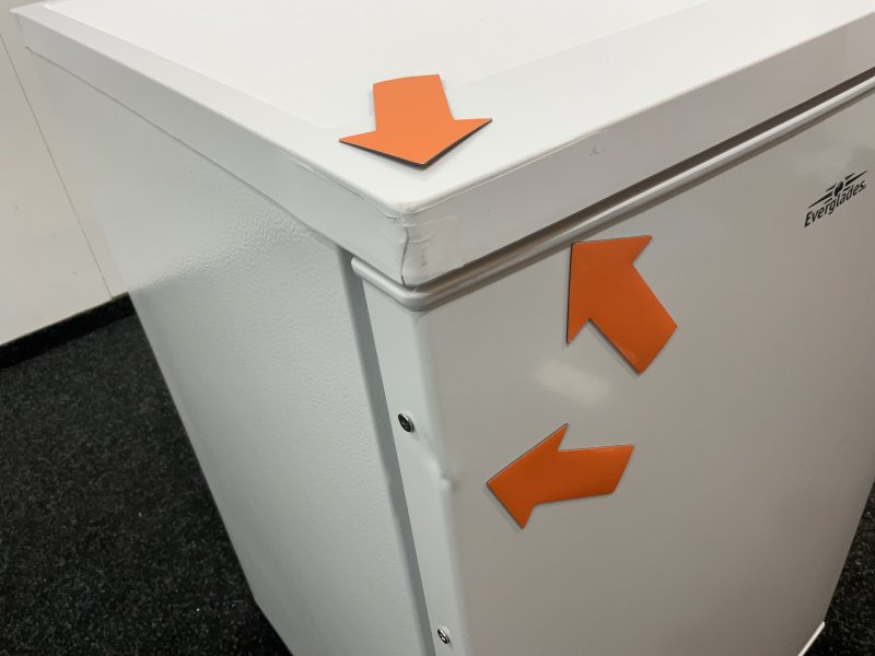 Everglades koelkast EVCO1014 - Tafelmodel - Wit