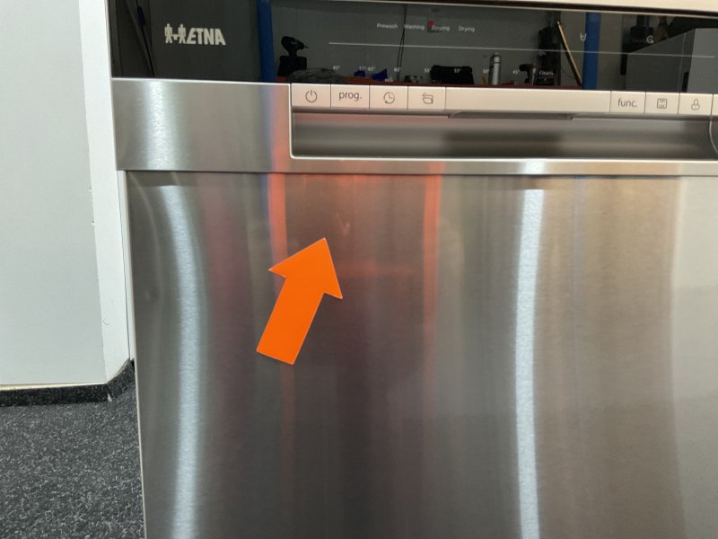 ETNA vrijstaande vaatwasser VWV243RVS