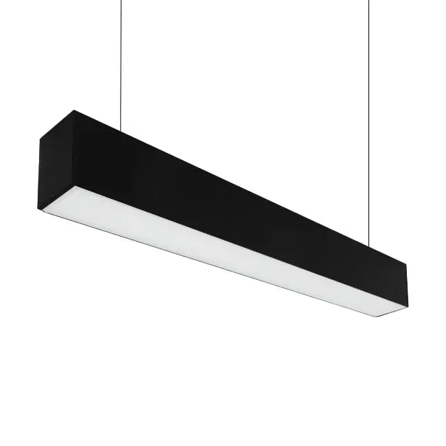 LED24 Lineaire LED-hanglamp 3CT Zwart | 120 cm | 25W/30W/40W