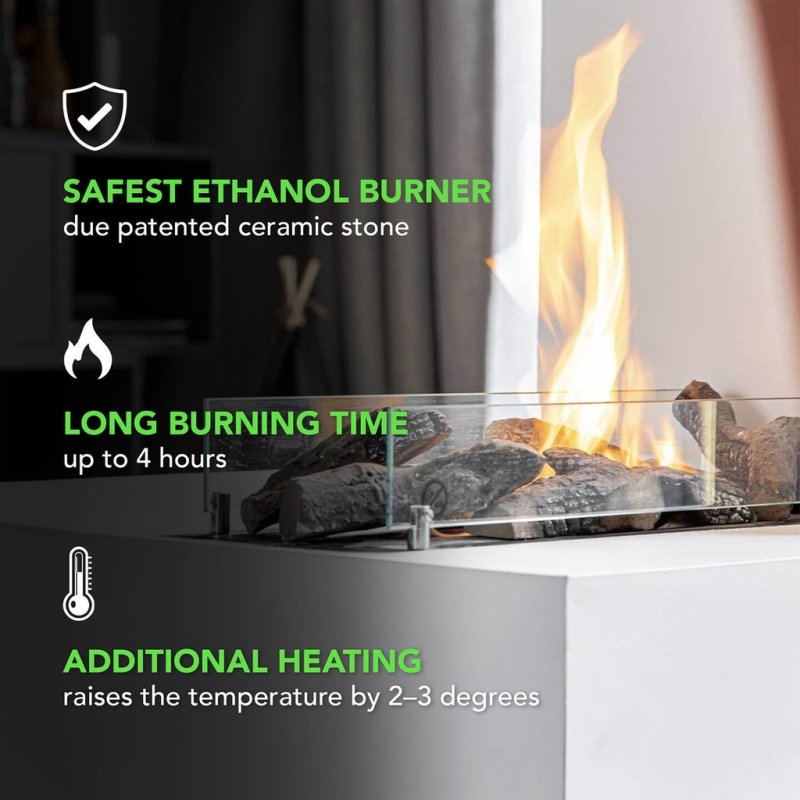 Xaralyn bio-ethanol brander XL (met lip)