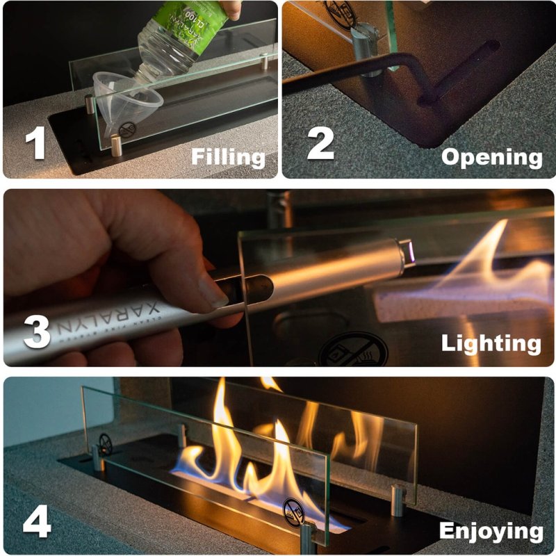 Xaralyn bio-ethanol brander XL (met lip)