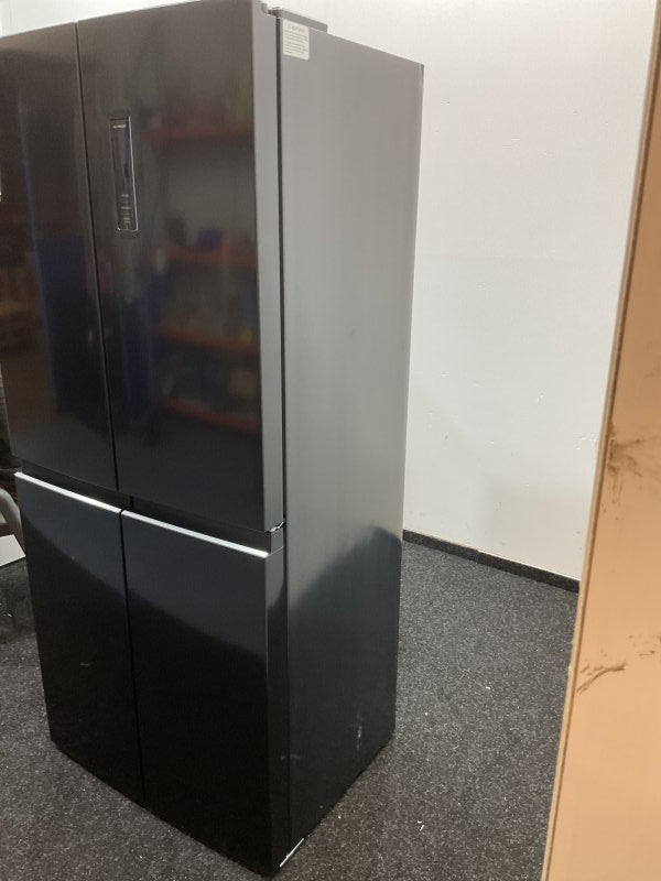 Exquisit Amerikaanse koelkast CDJ444-040DB - Zwart